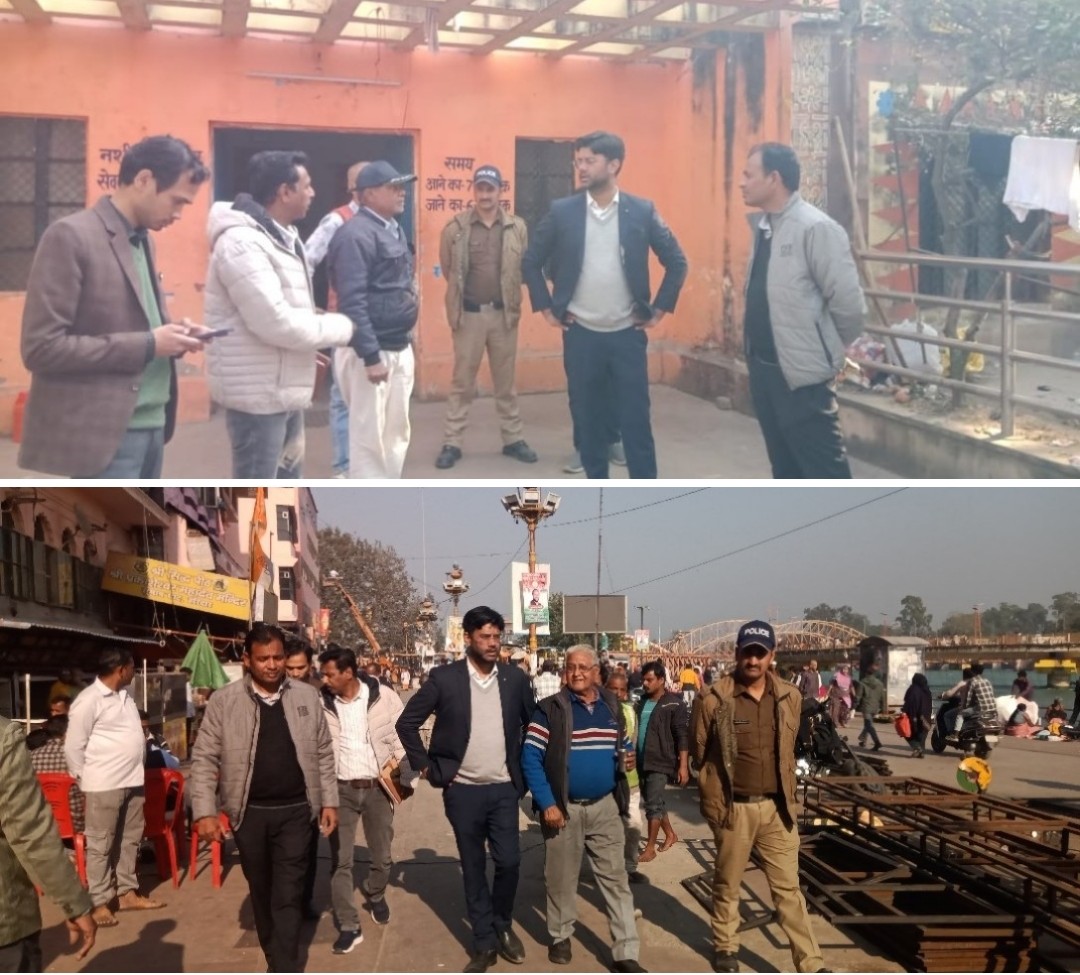 बड़ी खबर : हरिद्वार नगरायुक्त ने रात्रि आश्रयों की व्यवस्थाएँ सुदृढ़ करने किया दौरा — घाट क्षेत्र में व्यापक निरीक्षण। आखिर कहा - कहा और कब ? Tap कर जाने